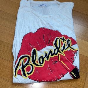 Lauren Moshi Blondie distressed tshirt,